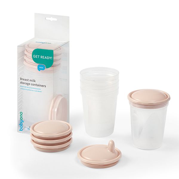 Babyono | Oppbevaringsbegre til morsmelk og barnemat | 4 x 200 ml