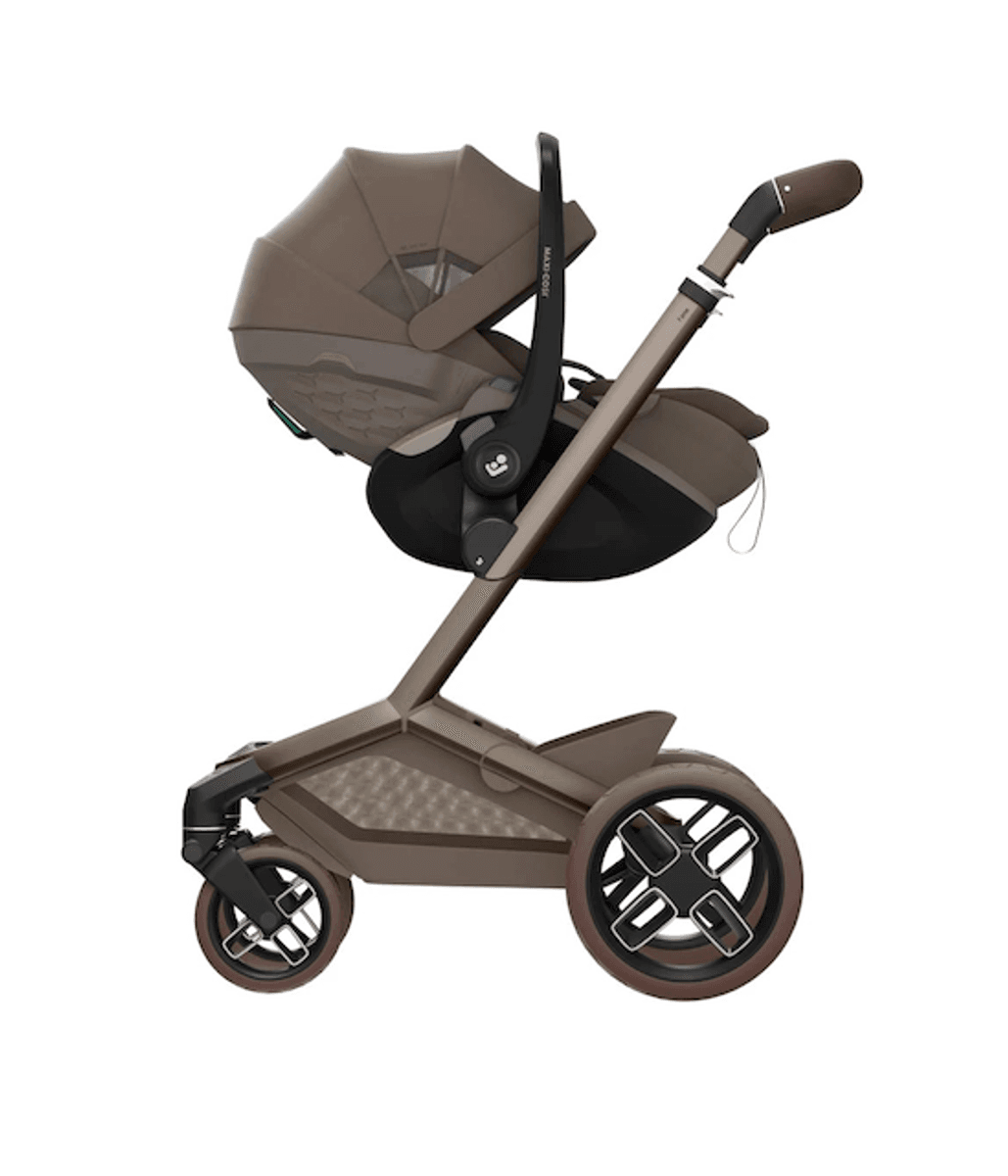 Maxi-Cosi | Fame V2 Vogn + Pebble Slide Pro Bilstol og Base | Oak Truffel