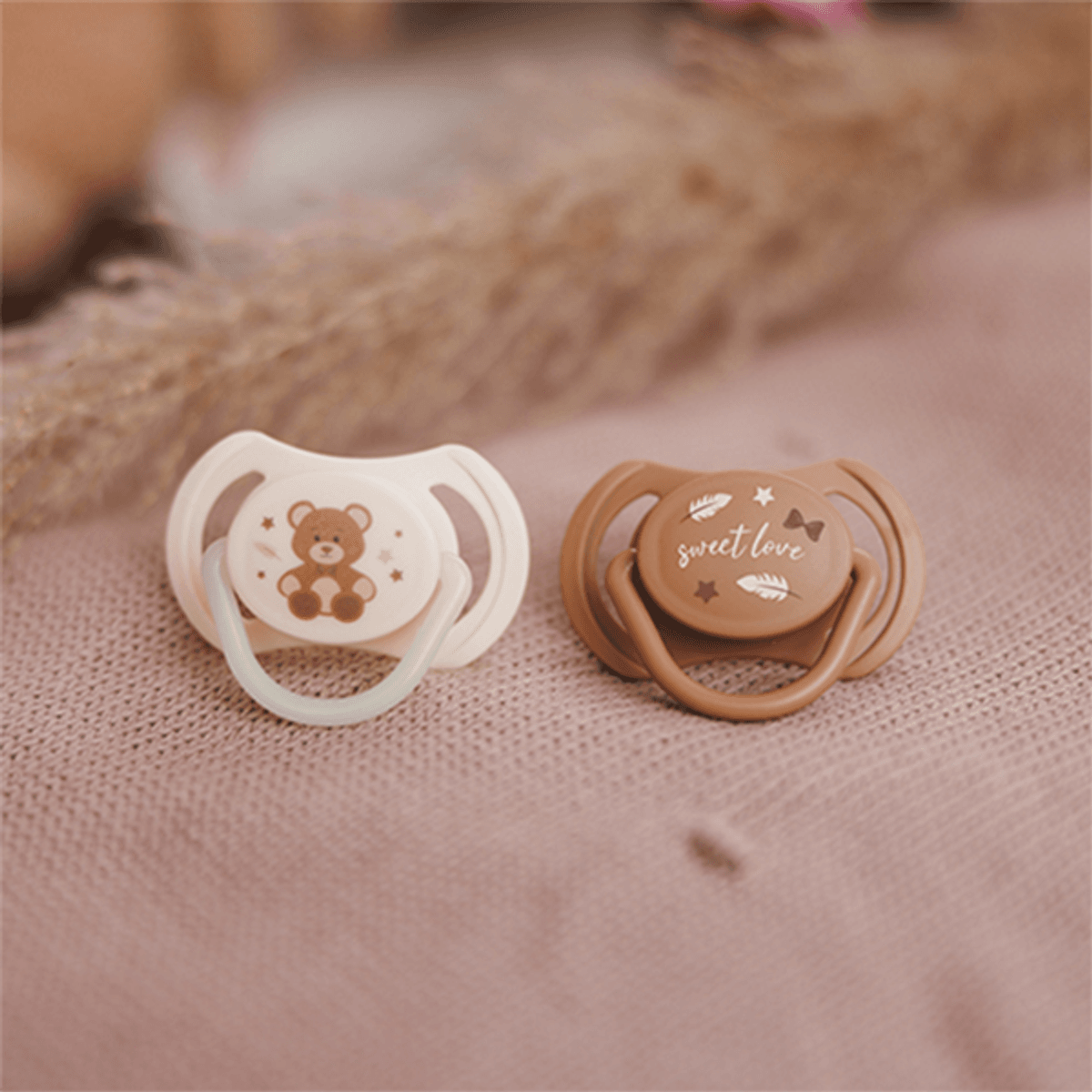 Babyono | Symmetrisk Sillikonsmokk | 0-6 mnd