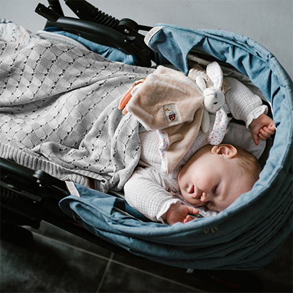 Hovedbilde Babyono | Babyteppe | Bambus  | Lys Grå