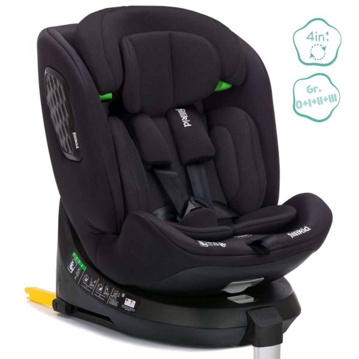 Fillikid | Aris Bilstol | 40 - 150 cm (6mnd - 12 år) | Sort