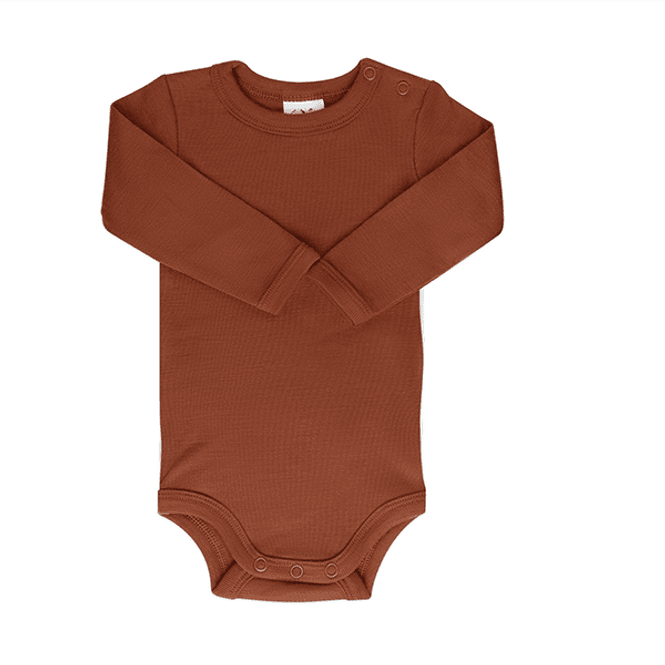 Hovedbilde  Rondane | Body | Langermet | Ull | Indian Brown