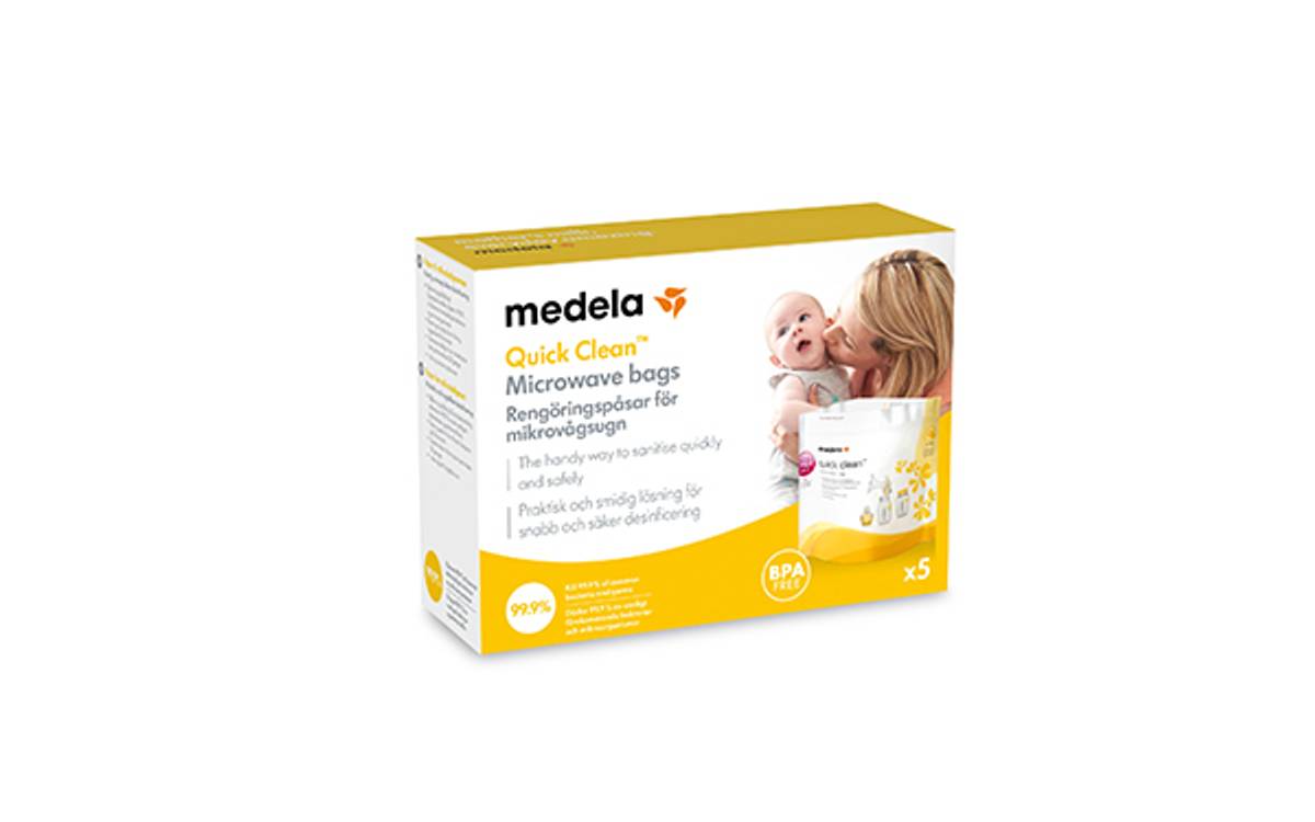 Medela | Quick Clean Rengjøringspose | 5pk