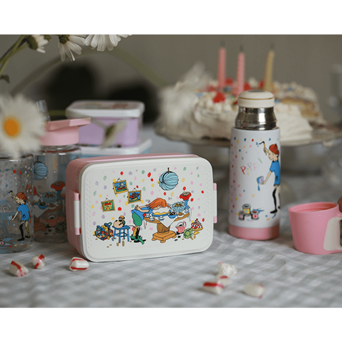 Rätt Start | Pippi Birthday Matboks | Rosa