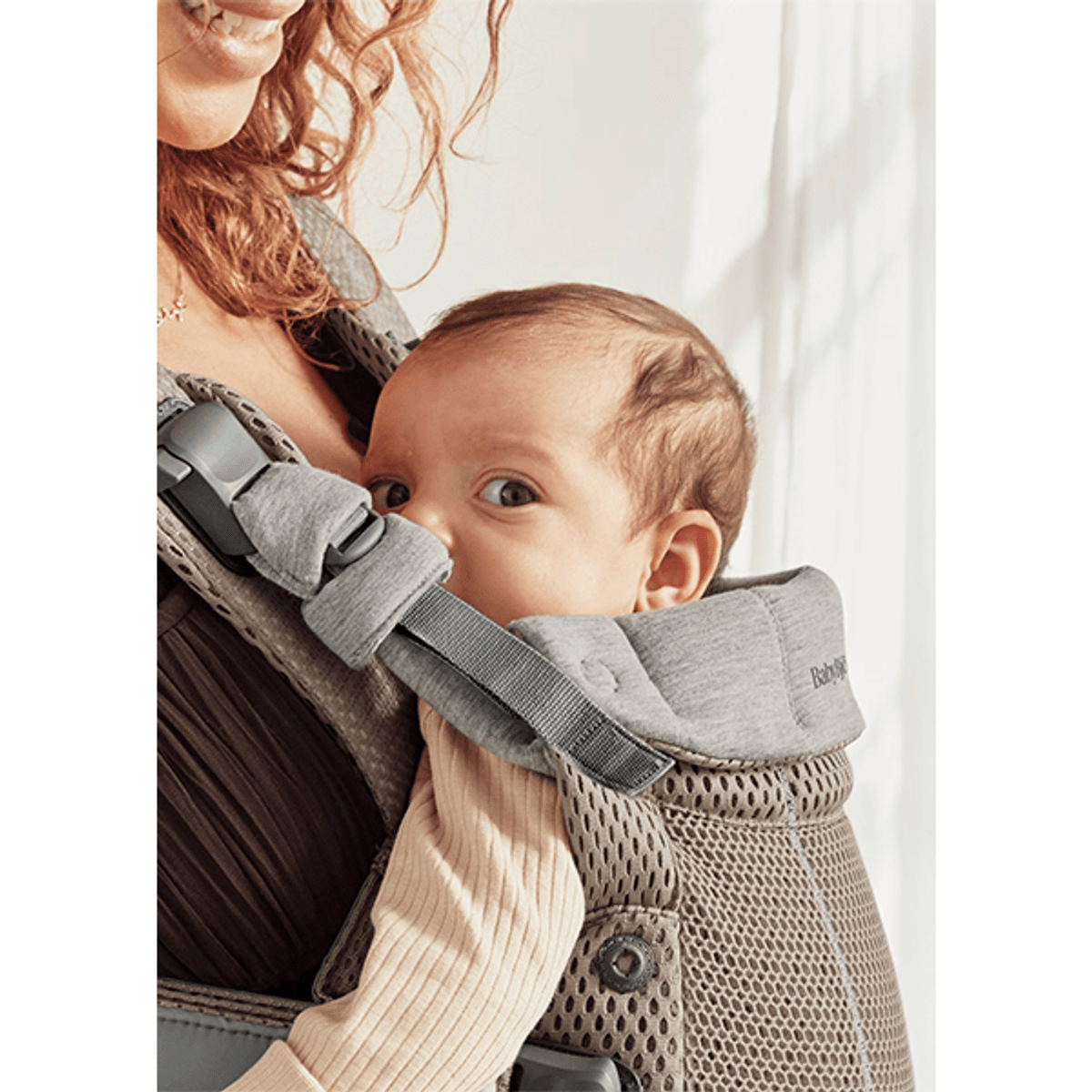 BabyBjörn | Bærsele Harmony | 3D-mesh | Grå Beige