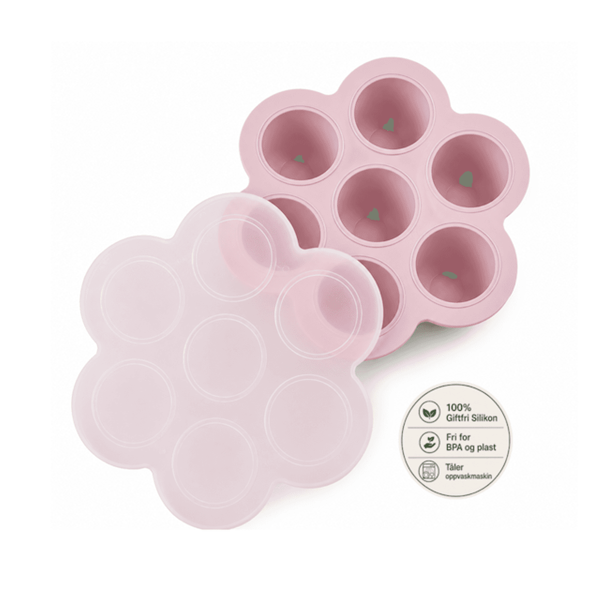 Troller Kids | Silikon Mat Oppbevaring og Fryseform | Rosa