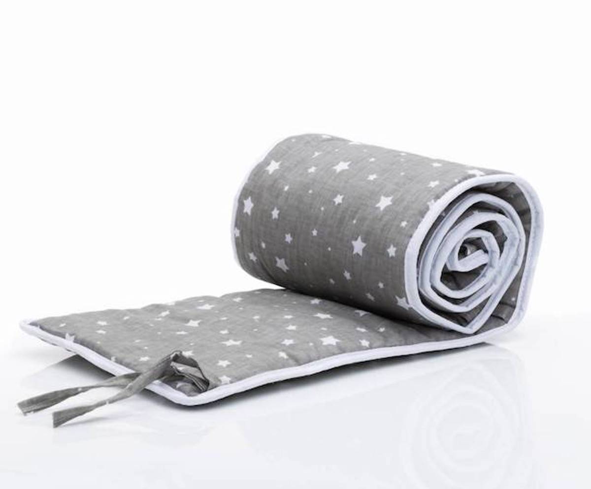 Fillikid | Sengekant Cocon | Grå stjerne