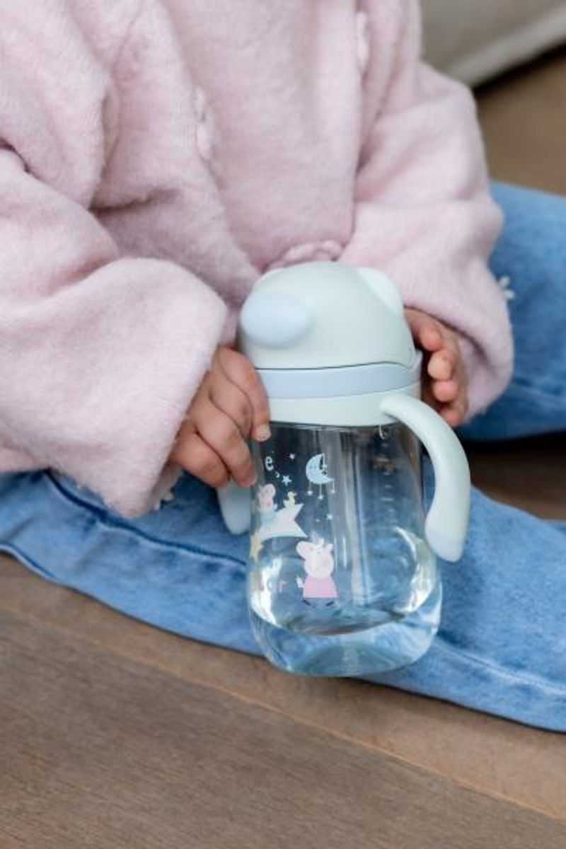 Peppa Pig | Evie Sugerørskopp | 240 ml | Grønn
