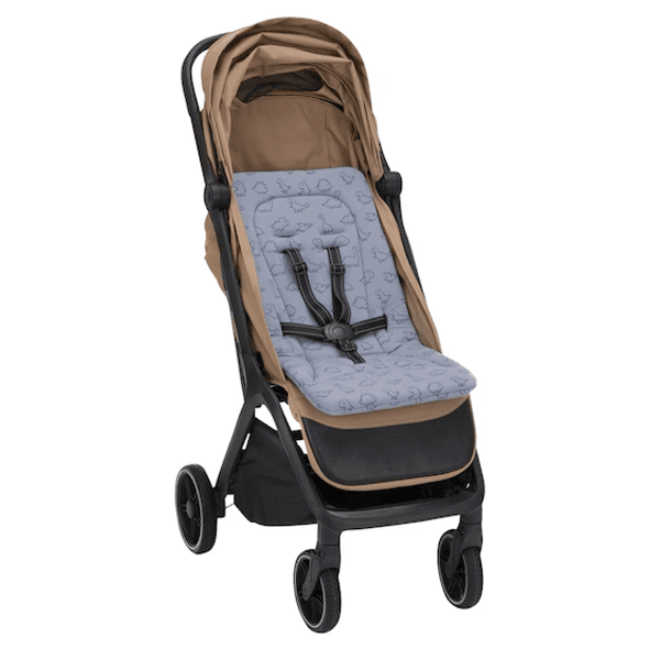 Hovedbilde Fillikid | Vendbar sitteunderlag med memory foam – Dino Blue