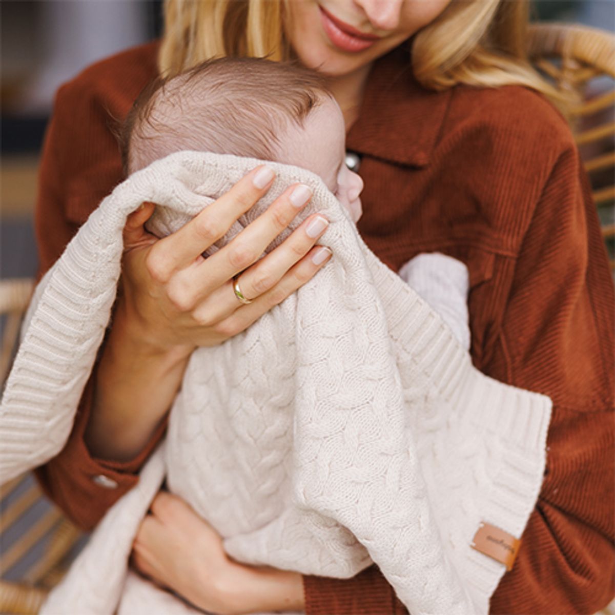 Babyono | Babyteppe i merinoull | Ecru