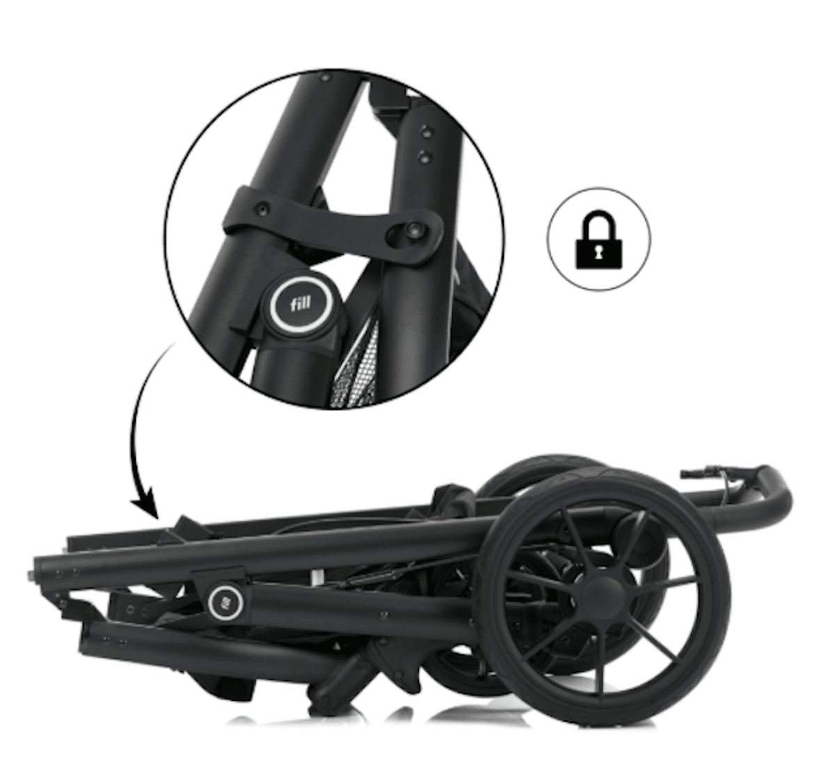 Fillikid | Voyager Kombivogn | Black