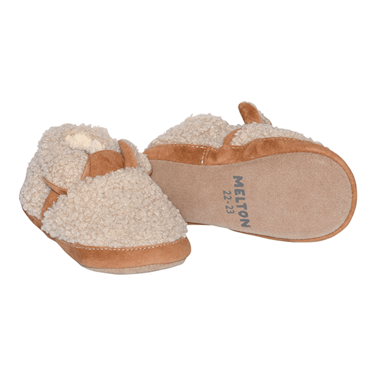 Melton | Fuzzy Teddy Tøfler | Oxford Tan