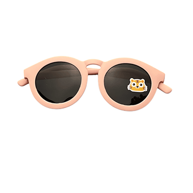 Hovedbilde Troller | TinyShade | Solbrille til barn i silikon | 0-3 år | Lys Rosa