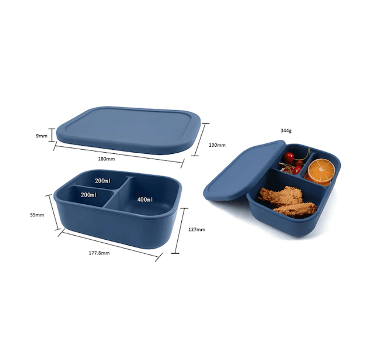 Troller | Sillikon Matboks | Beige