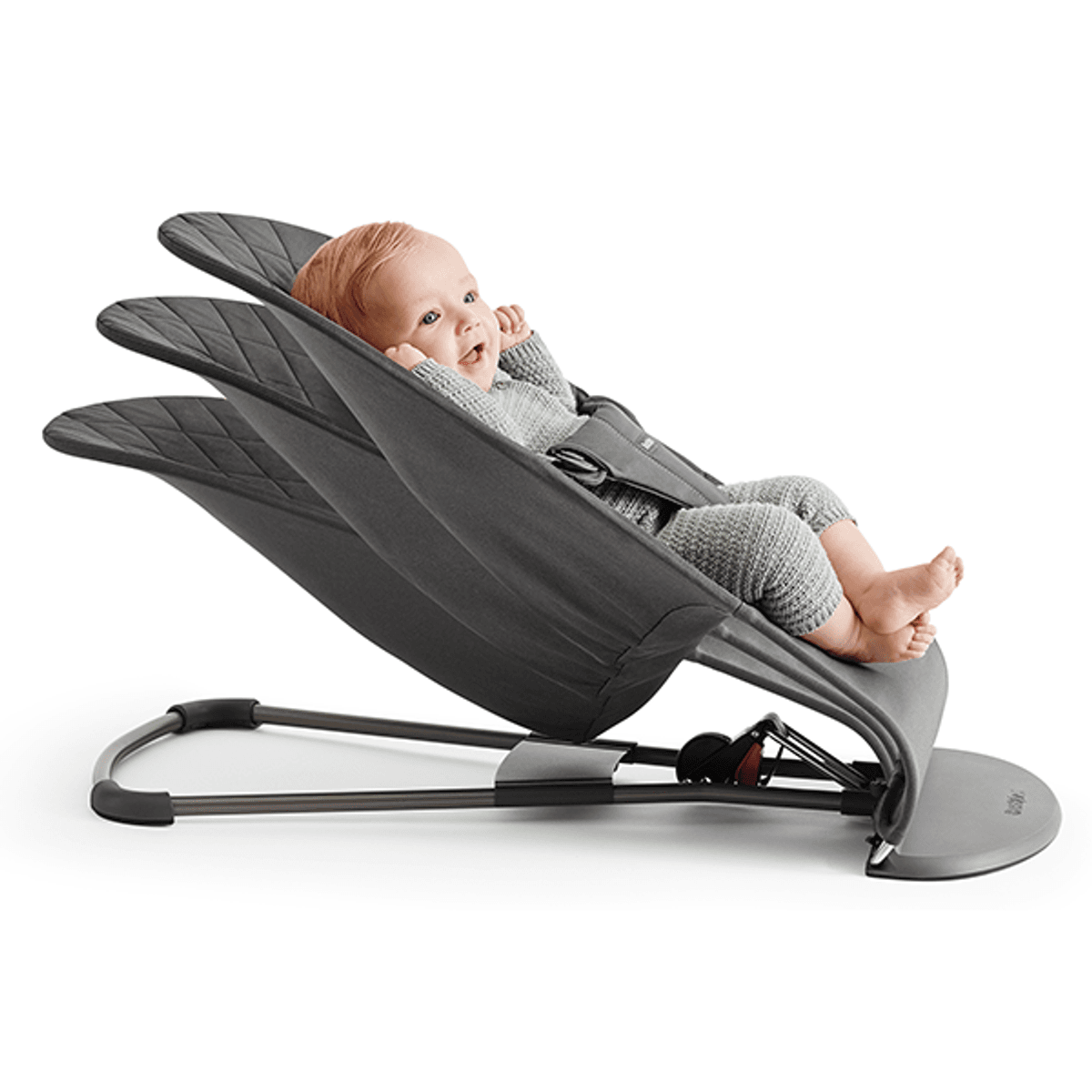 BabyBjörn | Vippestol Bliss | Vevd/ Klassisk Quilt | Antrasittgrå