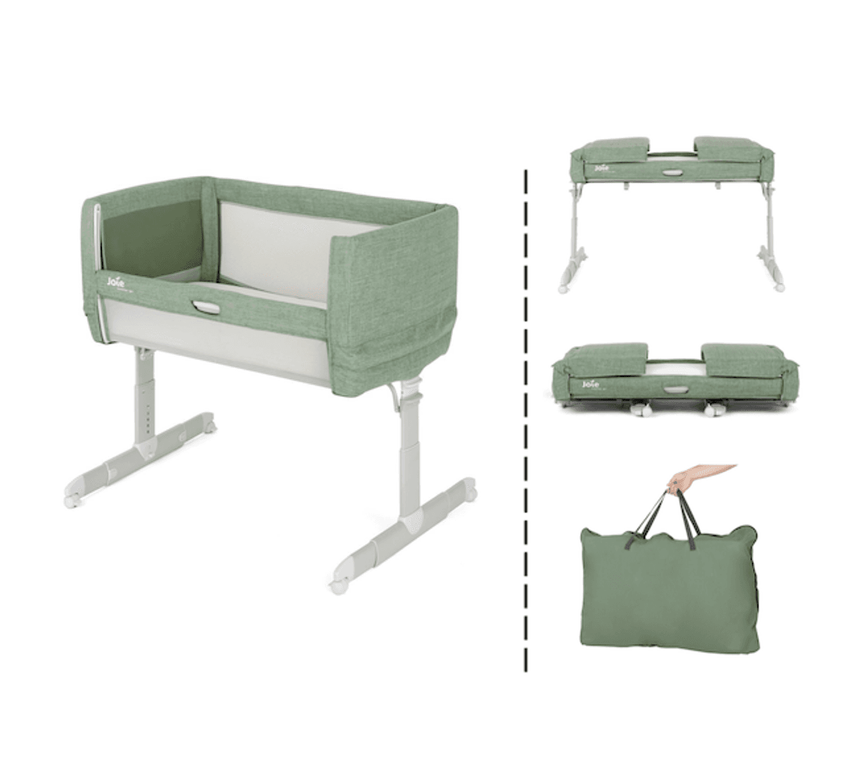 Joie | Roomie Go Travel Bedside Crib | Laurel 