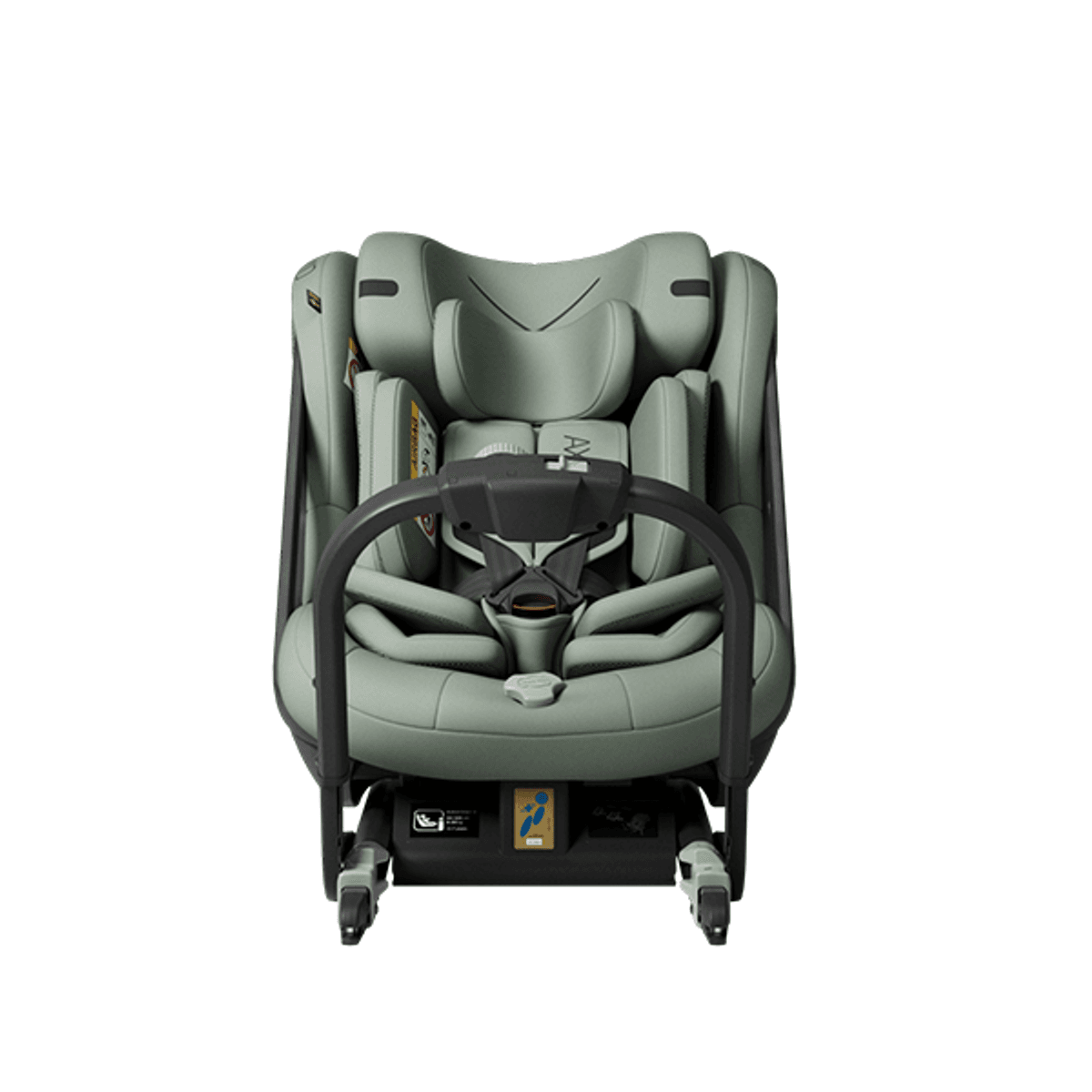 AxKid One 3 + | Bilstol 0 - 7 år | Nordic Bloom Green