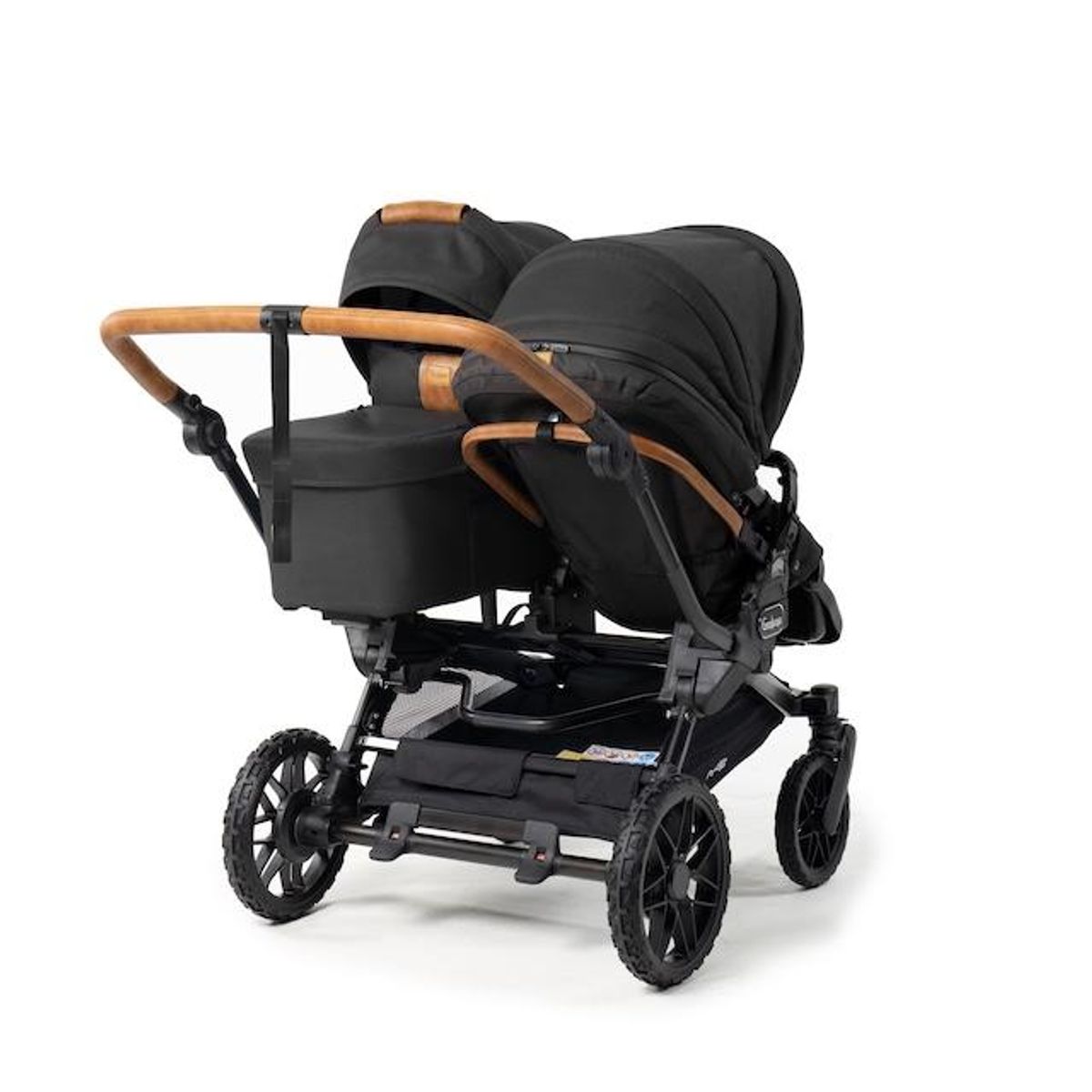 Emmaljunga 2027 | Double Sento Liggedel+ og Ergo sittedel+ | Outdoor Black