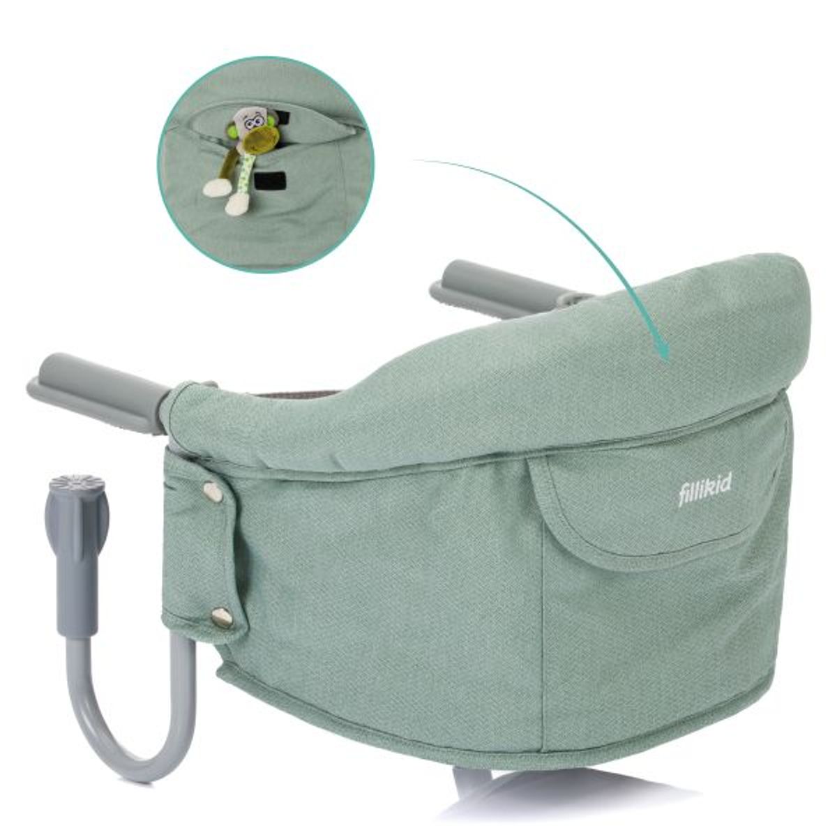 Fillikid | Comfort Stol på bord| Grønn