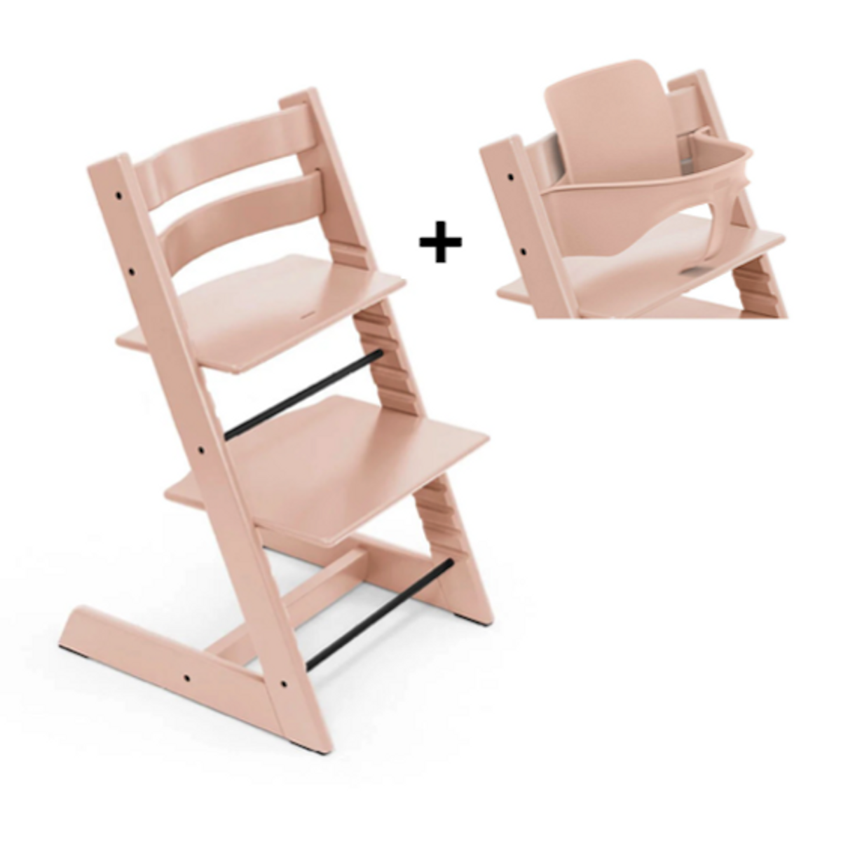 Stokke | Tripp Trapp stol + Baby set | Serene Pink