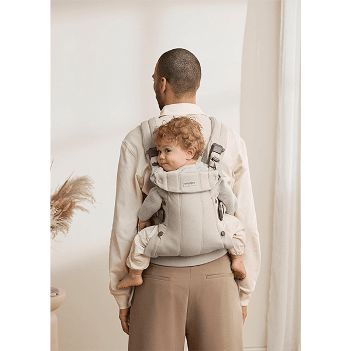 BabyBjörn | Bærsele Harmony | Vevd | Lysbeige Melange