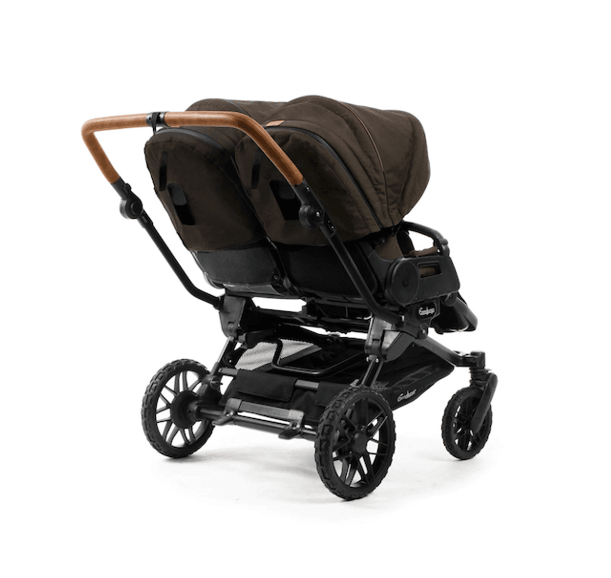 Emmaljunga 2026 | Double Sento 2x Flat sittedel+ | Outdoor Brown