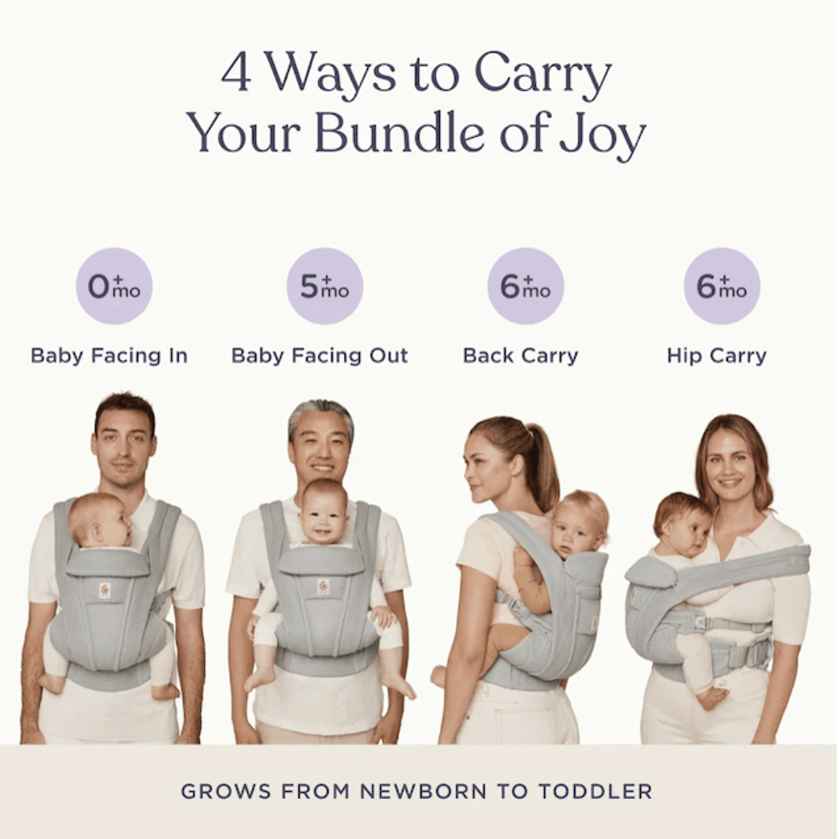 Ergobaby | Omni Deluxe Mesh Bæresele | Natural Beige