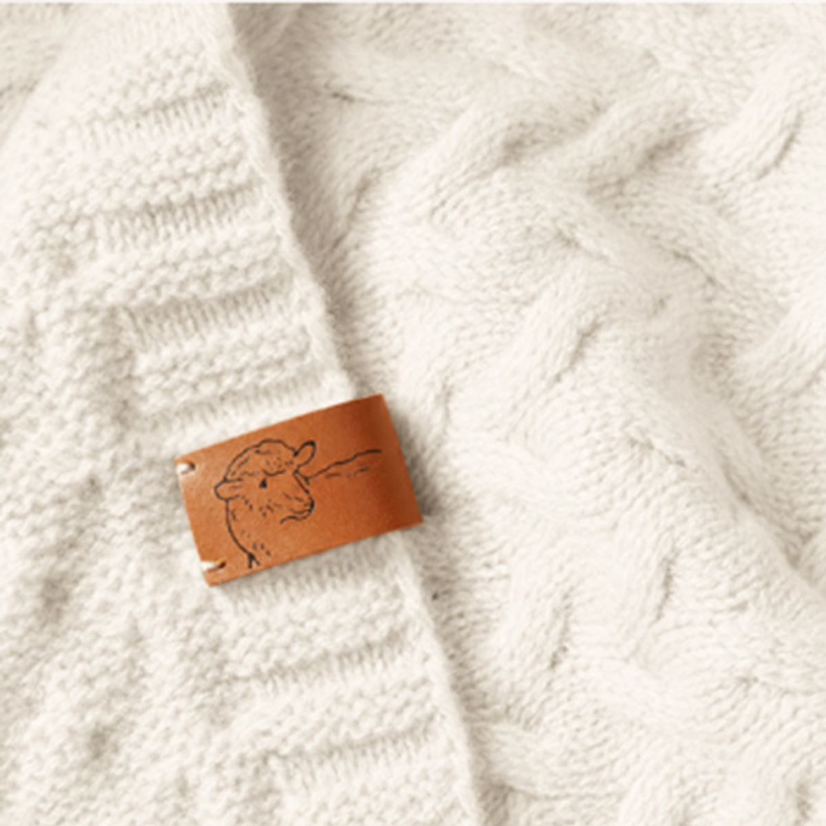 Babyono | Babyteppe i merinoull | Ecru