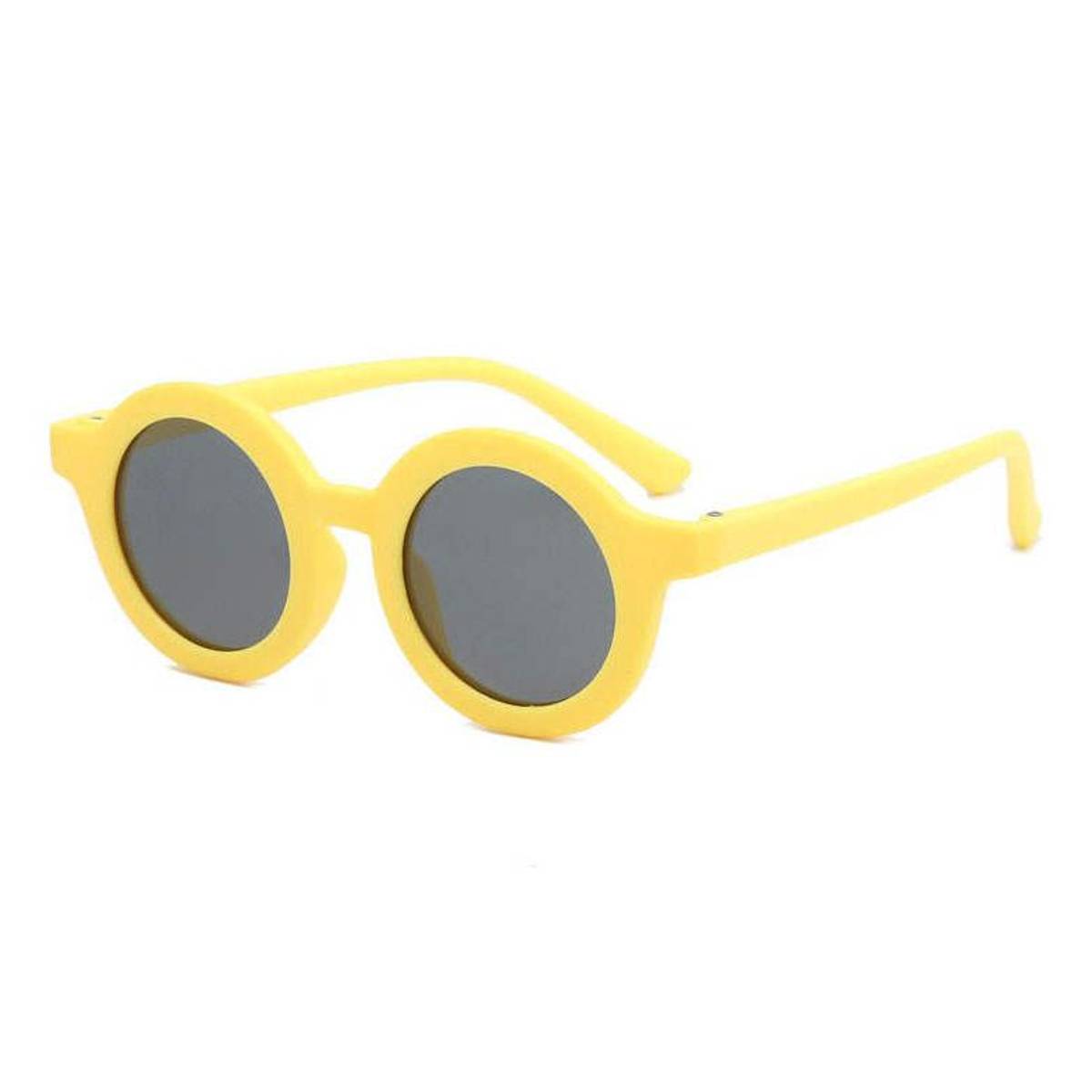 Troller | Suneyes Solbrille til barn i Silikon | 0-4 år | Gul