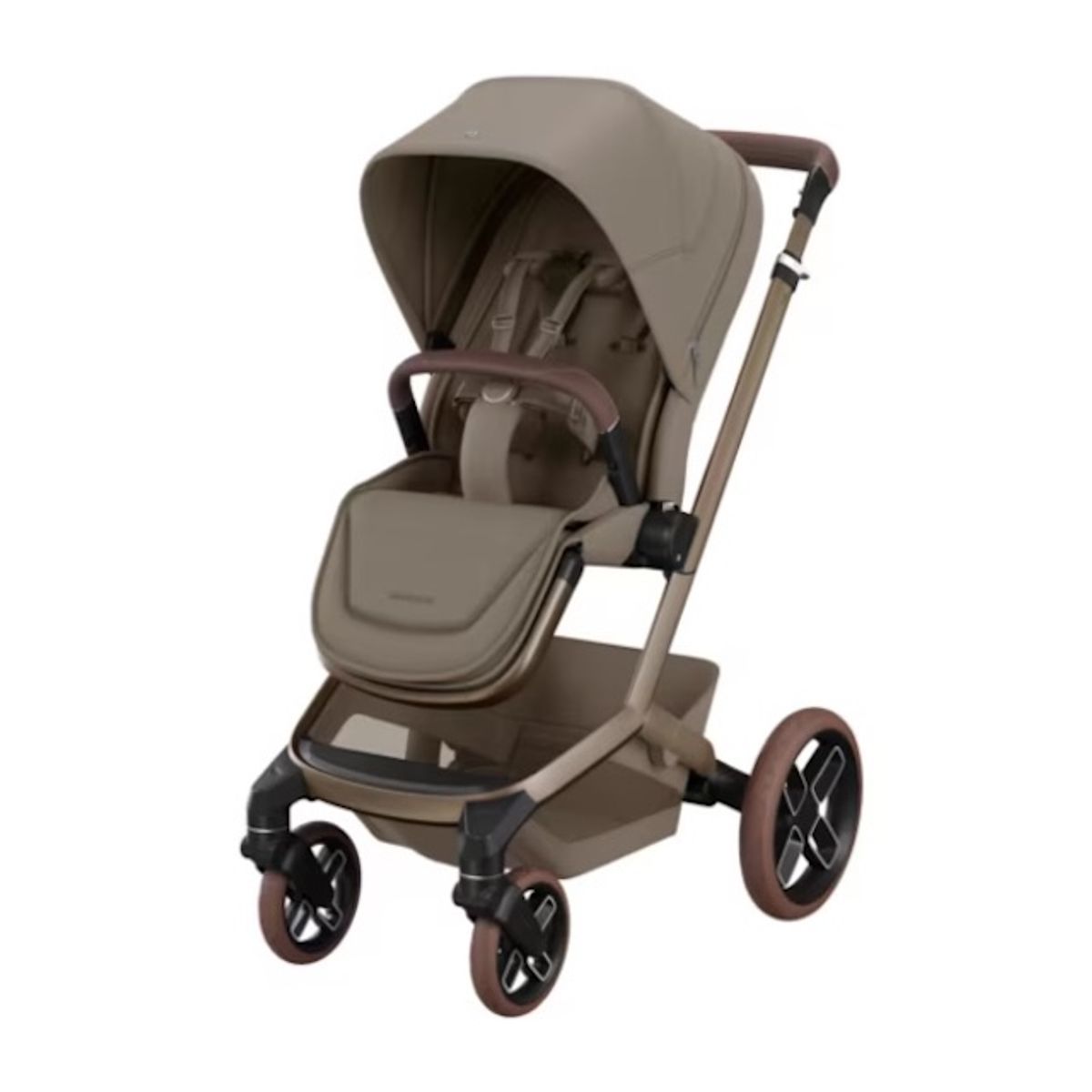 Maxi-Cosi | Fame V2 Vogn + Pebble Slide Pro Bilstol og Base | Oak Truffel