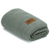 Hovedbilde Fillikid | Strikket babyteppe | 80 x 100 cm | Green