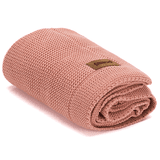 Hovedbilde Fillikid | Strikket babyteppe | 80 x 100 cm | Rose