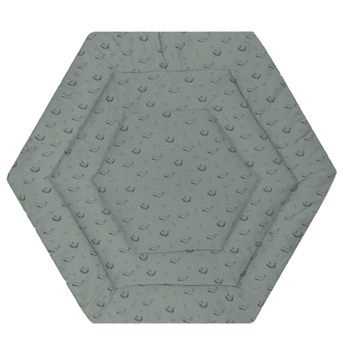 Fillikid | Sekskantet Leketeppe | Whale Green