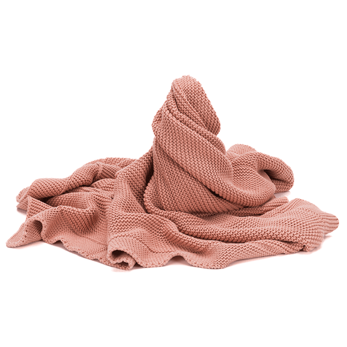 Fillikid | Strikket babyteppe | 80 x 100 cm | Rose