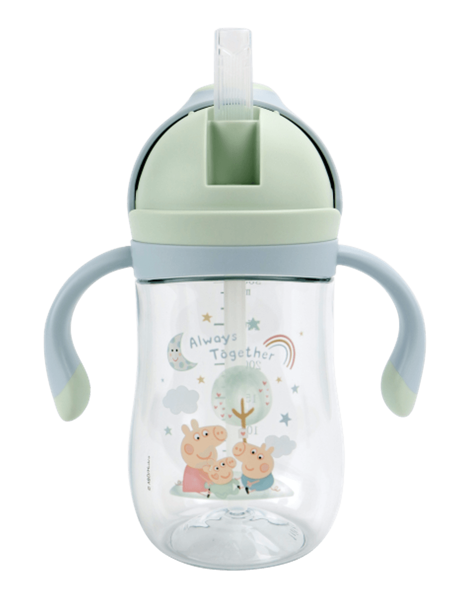 Peppa Pig | Evie Sugerørskopp | 240 ml | Blå