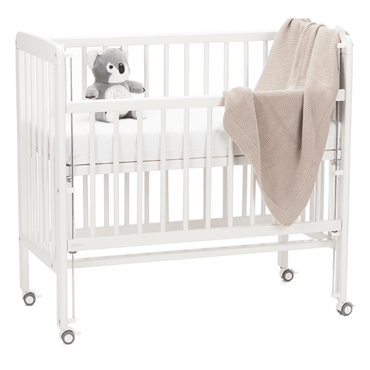 Fillikid | Strikket babyteppe | 80 x 100 cm | Taupe