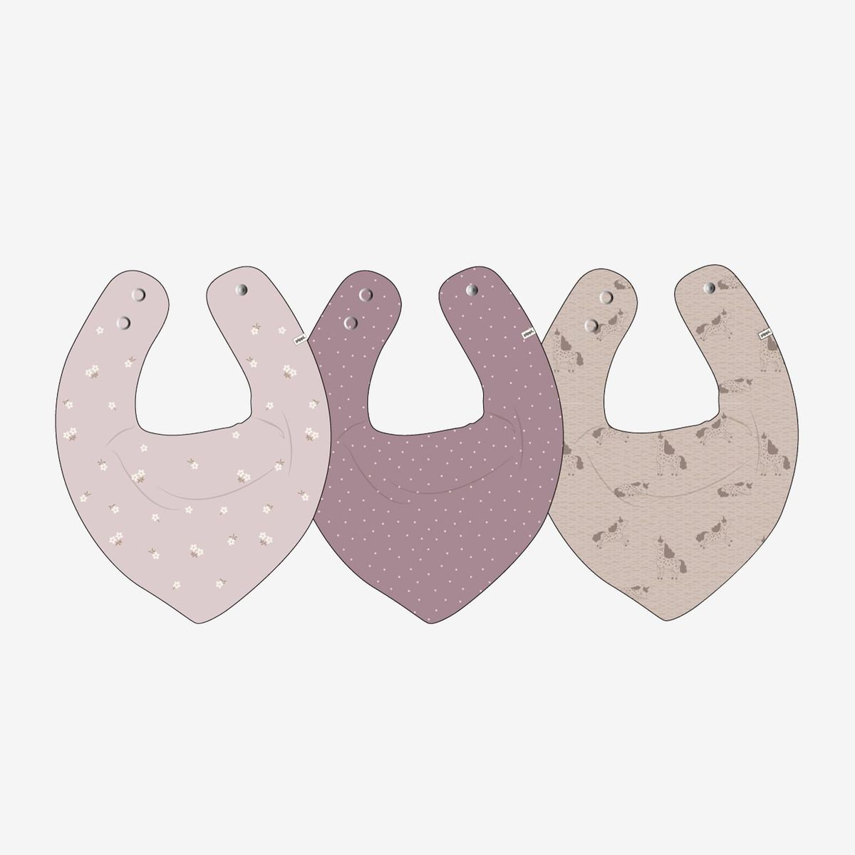 Pippi | Siklesmekker 3-pk | Elderberry