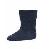 Hovedbilde MpDenmark | Rio Babysokk | Anti-Skli | Ull | Dark Denim Melange