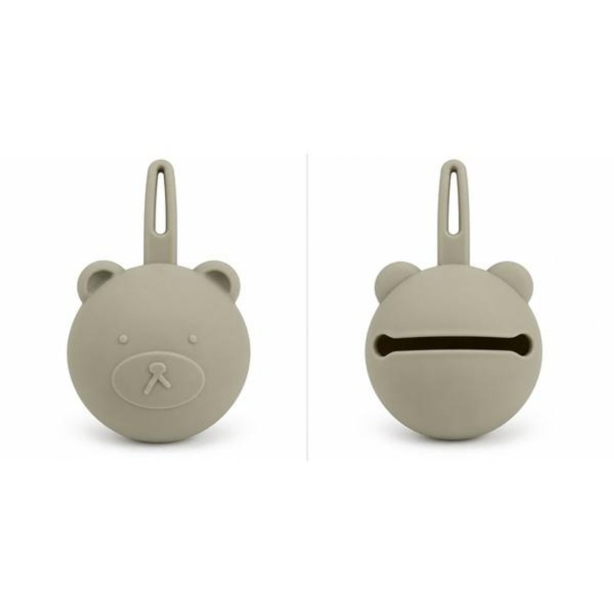 Troller Kids | Smokkeoppbevarer i silikon | Oliven