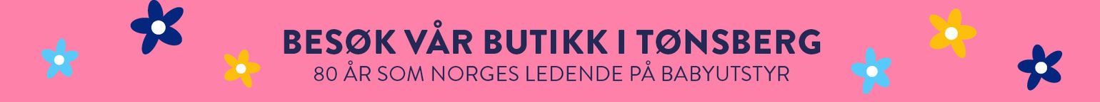 Besøk vår nye butikk i Tønsberg! Her kan du teste det store utvalget av vogner og bilstoler fra kjente merkevarer Emmaljunga, Britax, Nuna, Joie, Maxi-Cosi og mange fler